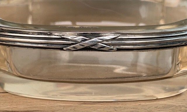 photo furniture A Fine 19thc Germany Silver And Cut Glass Hinged Trinket Box, By Posen Of Frankfurt And Berlin