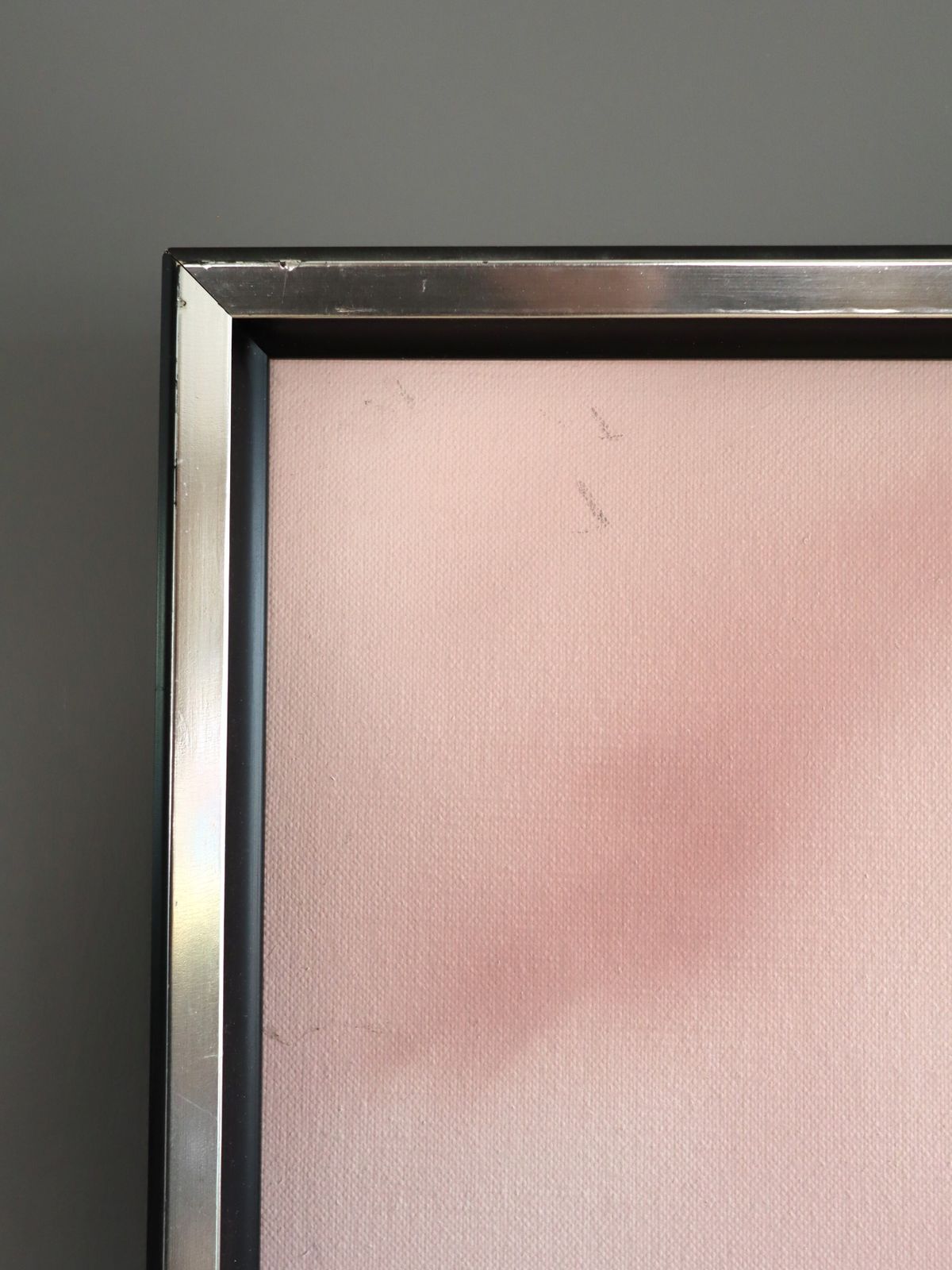 Blush Horizon (Set Of 2) Oil Painting photo vintage