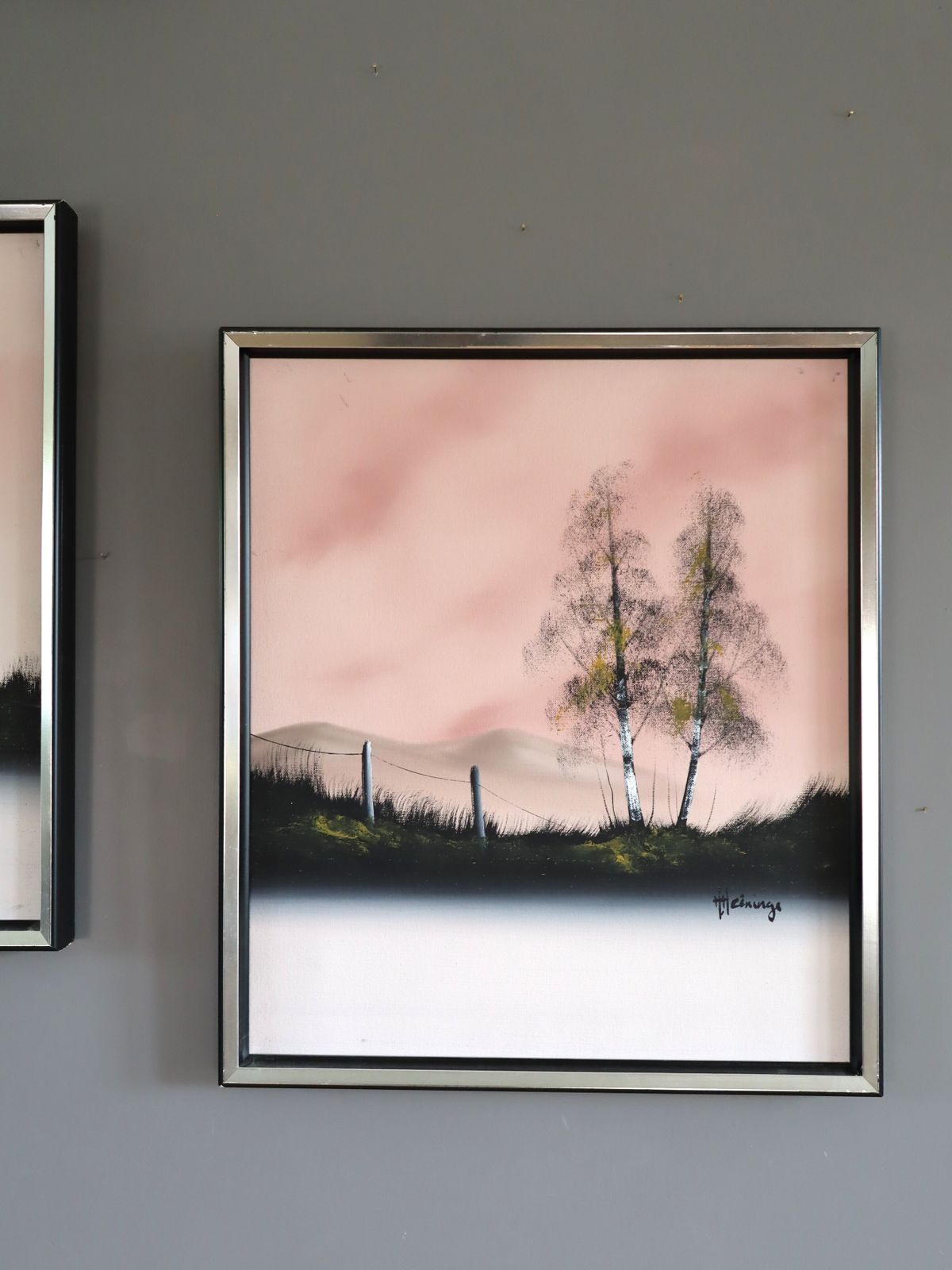 Art Blush Horizon (Set Of 2) Oil Painting photo