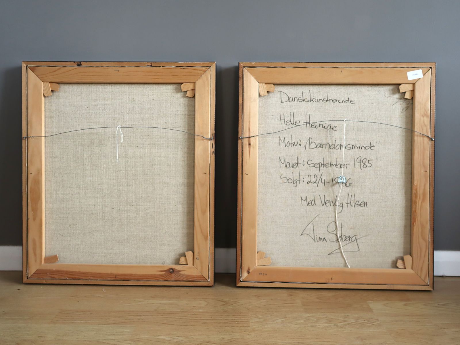 photo vinterior Blush Horizon (Set Of 2) Oil Painting