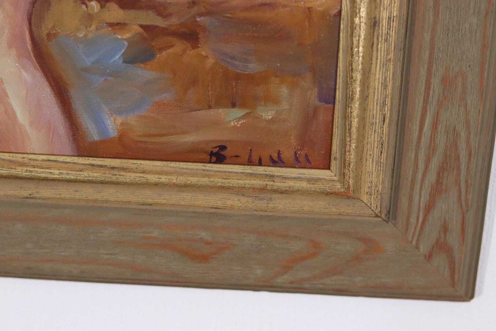 Original Large Oil On Canvas Painting – “Ballerina”–  Vintage & Framed (88 × 77 Cm / 34.6" × 30.3") photo buy