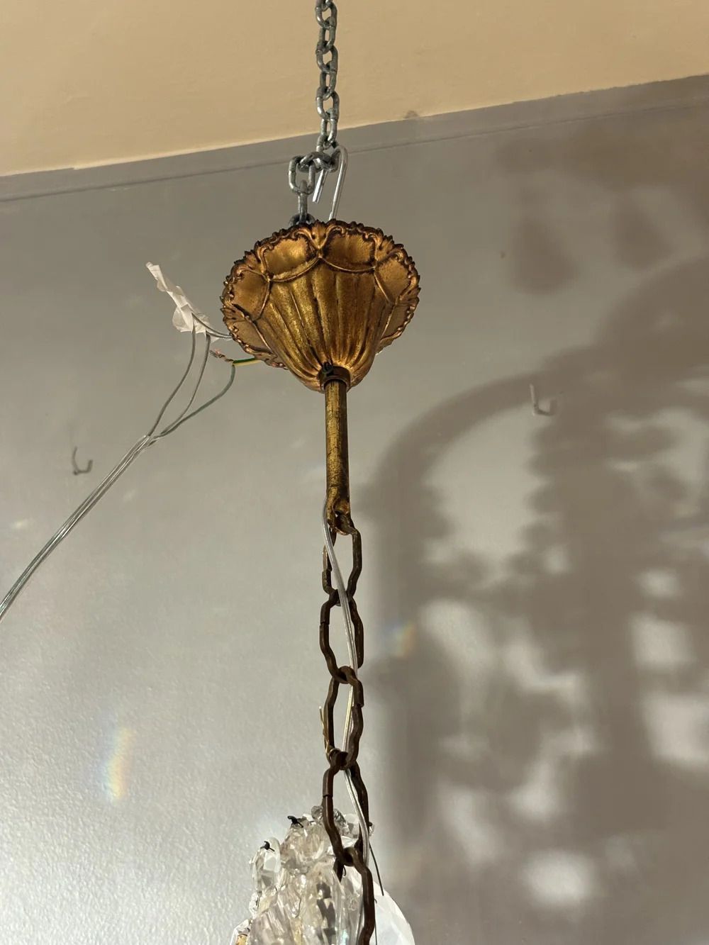 Italian Mid Century Maria Theresa Crystal Chandelier photo buy