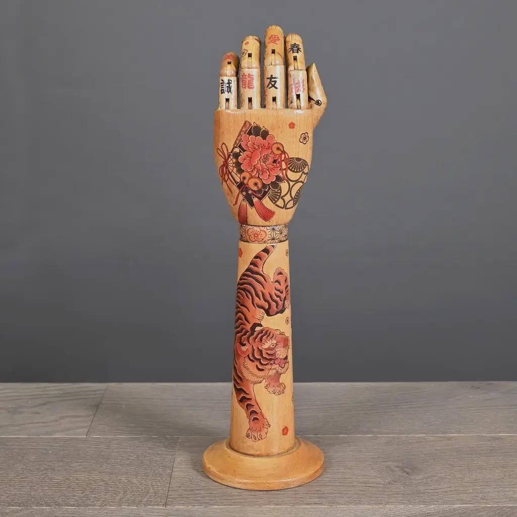 Tattooed Wooden Arm photo furniture