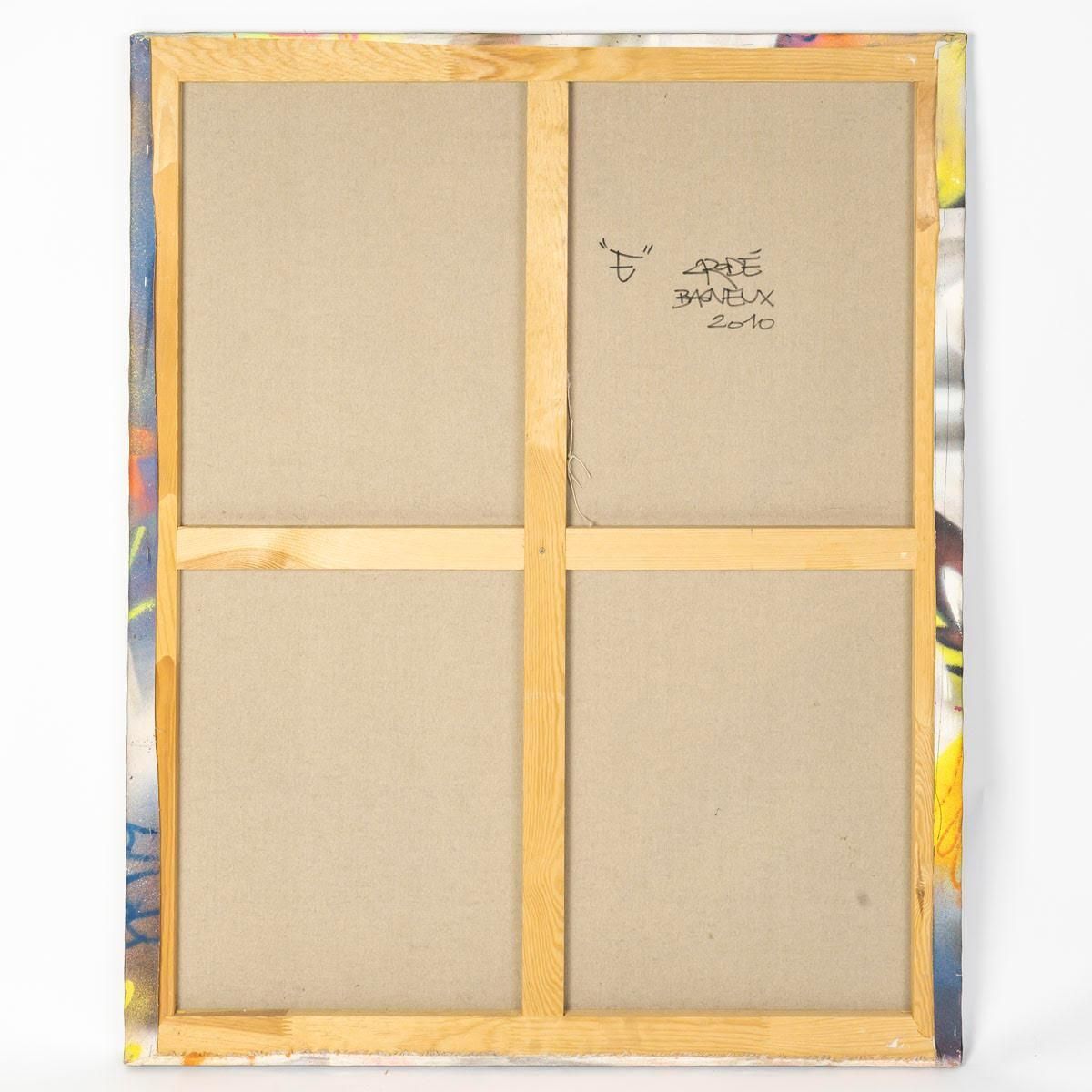 Airbrush On Canvas By François Fabre, Known As 2rode, Signed And Dated 2010. photo buy