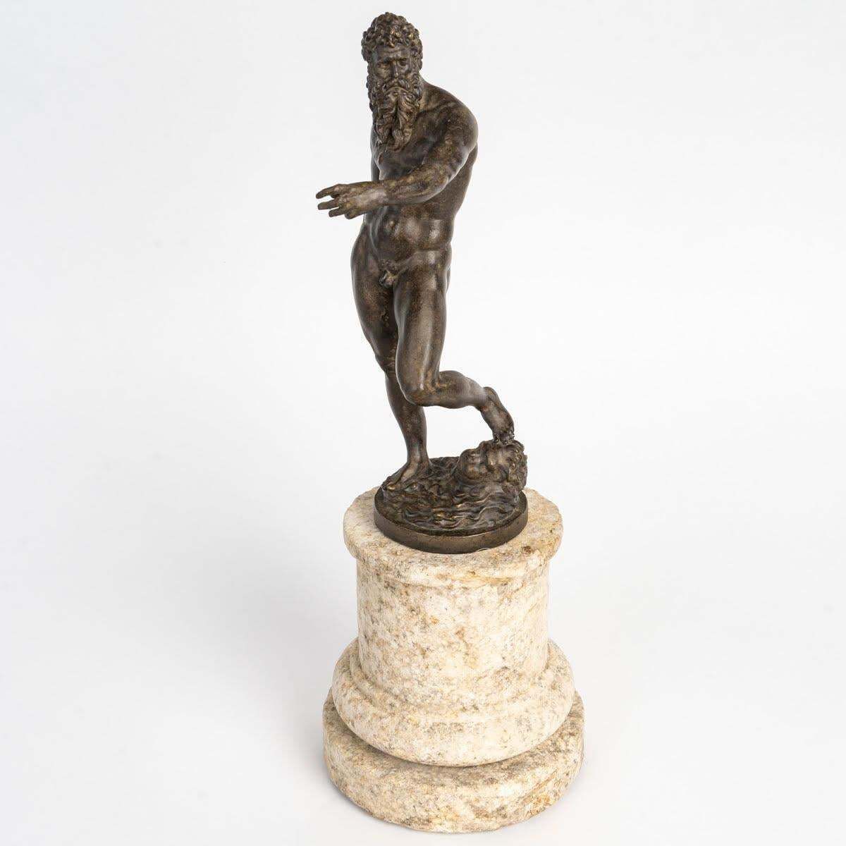 Sculpture Representing A Statue Of Hercules, 21st Century. photo furniture