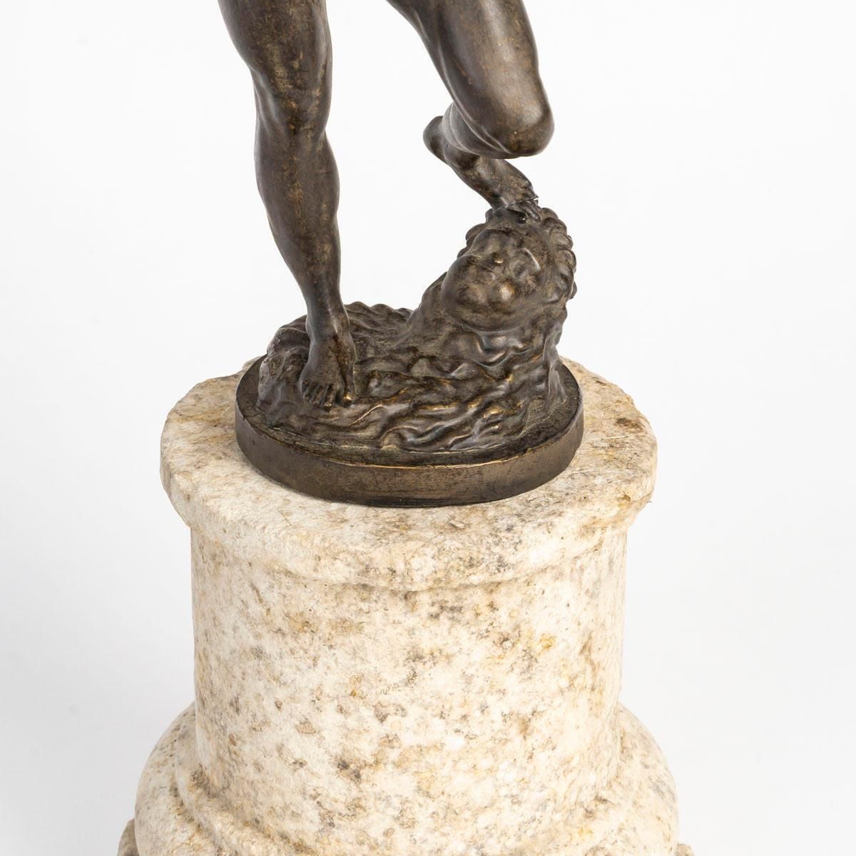 Sculpture Representing A Statue Of Hercules, 21st Century. photo vinterior