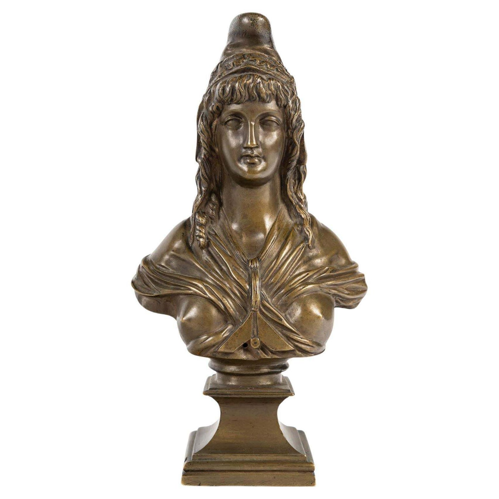 Patinated Bronze Sculpture Of Marianne, Early 20th Century.