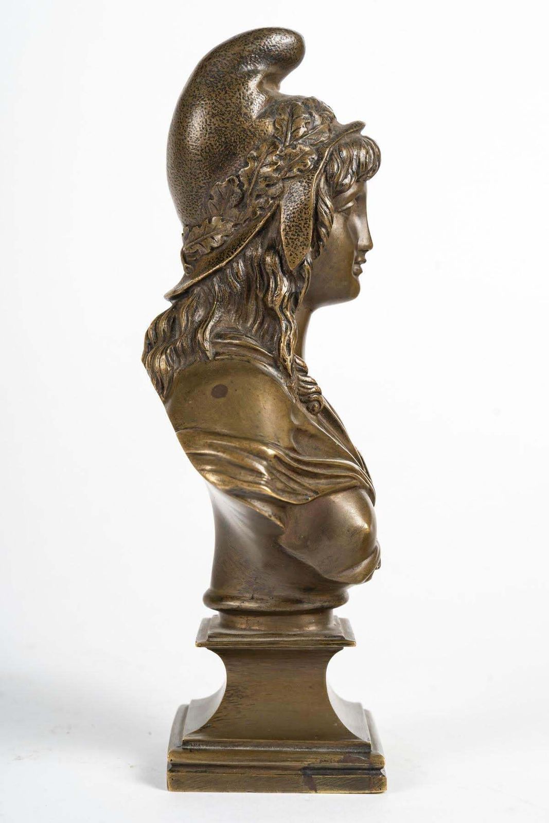 Patinated Bronze Sculpture Of Marianne, Early 20th Century. photo Art