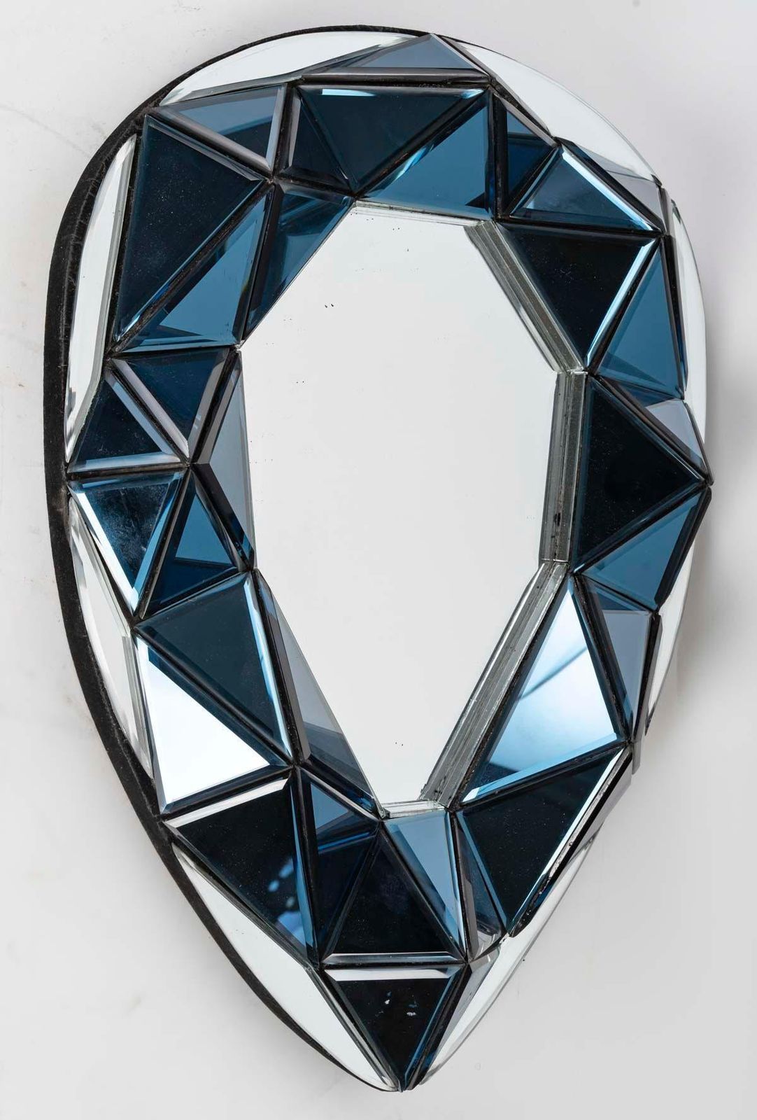 Wall Mirror By Olivier De Schrijver And Glass Plate, 20th Century. photo furniture