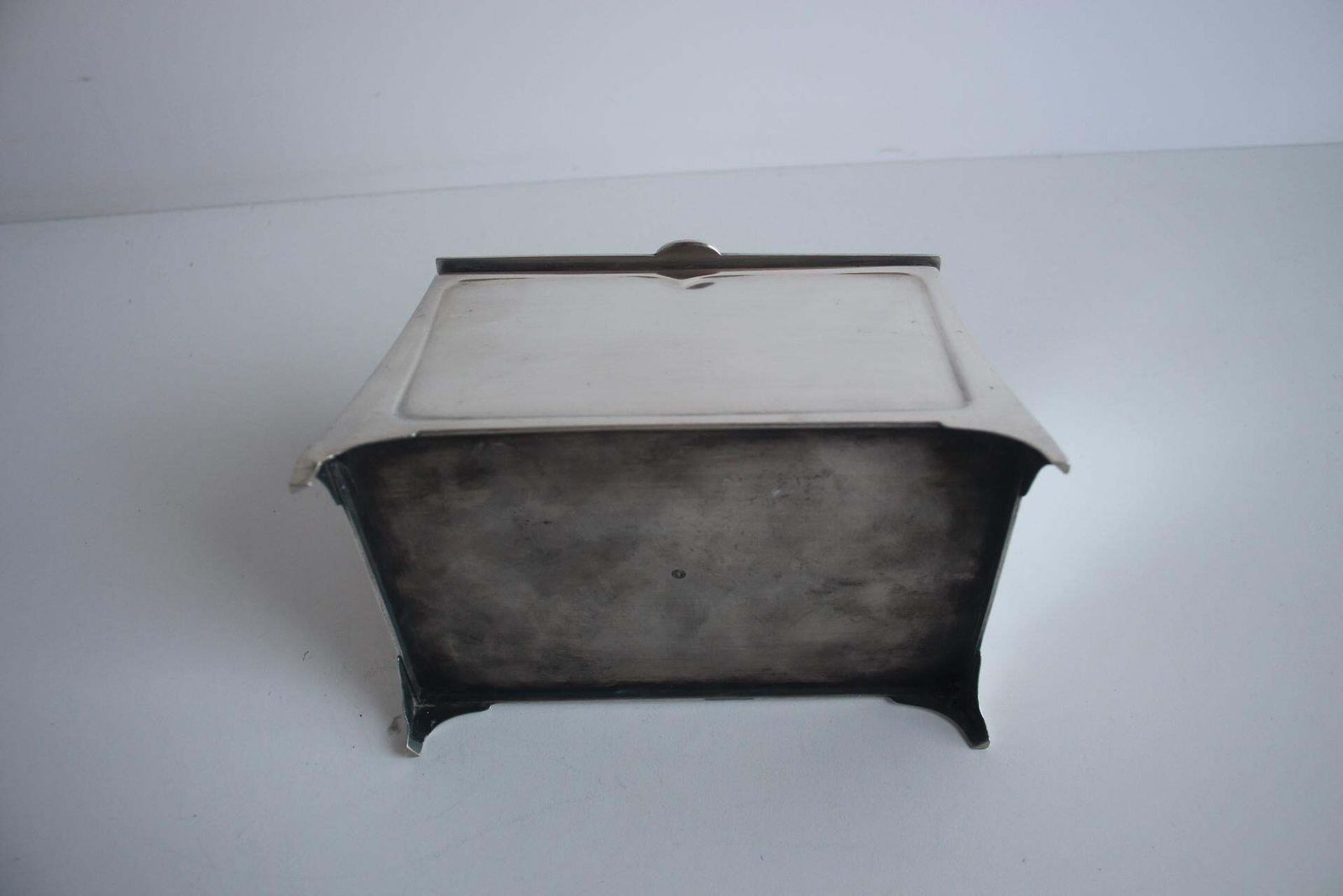 607.0 Cigarette Or Cigar Box, Art Krupp Berndorf, Circa 1900 photo
