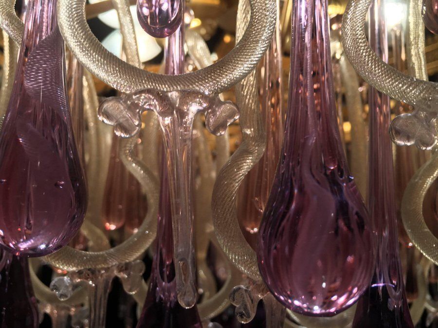 photo furniture Chandelier In The Style Of Barovier & Toso, 1960s