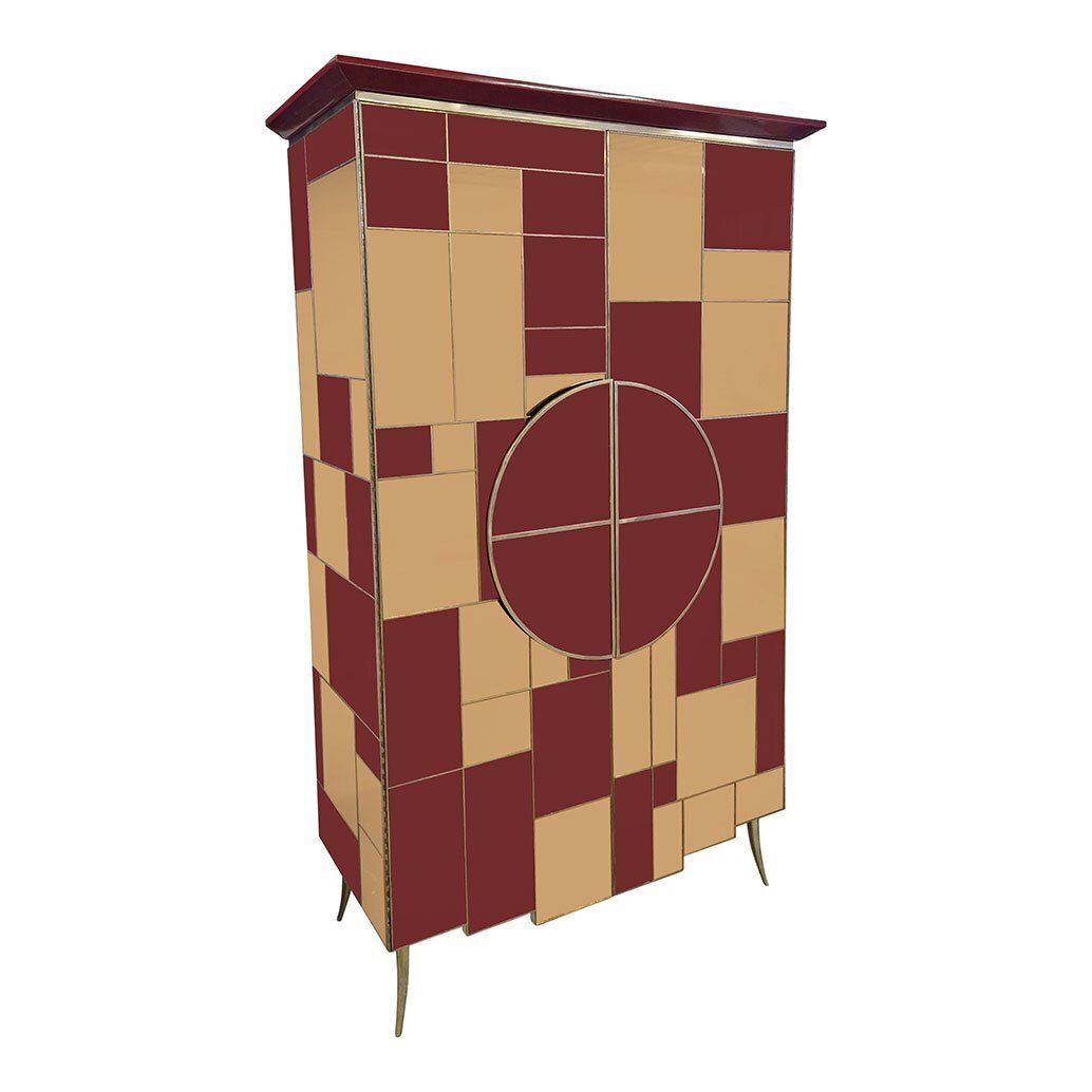 Vintage Wooden Wardrobe, 1980s photo furniture