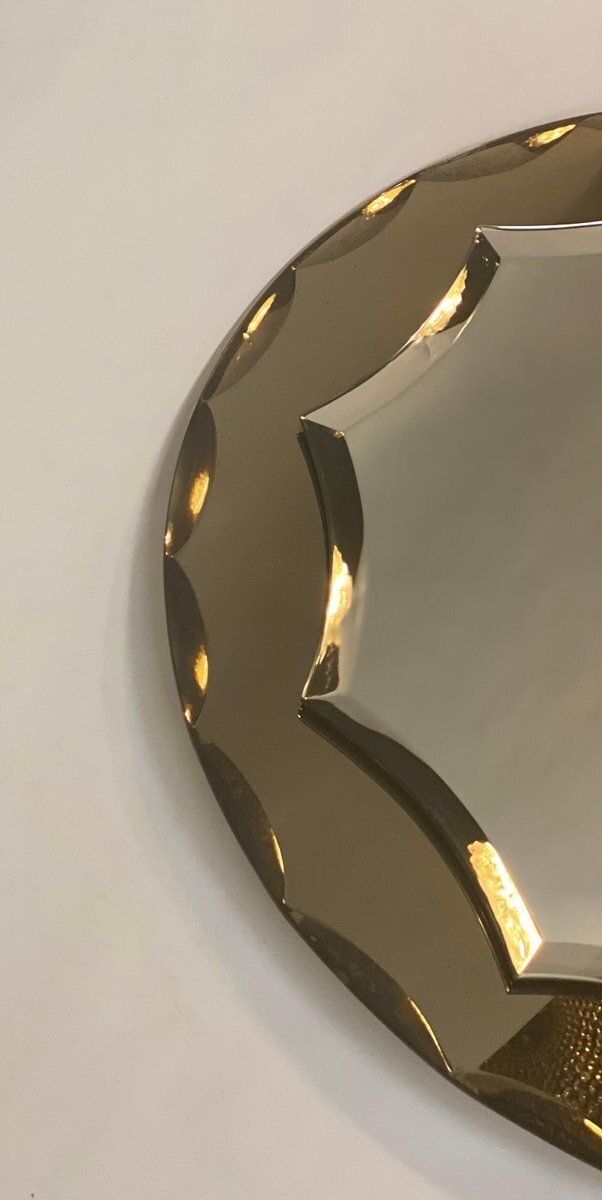 Mid Century Mirror Attributed To Max Ingrand For Fontana Arte, 1960s photo buy