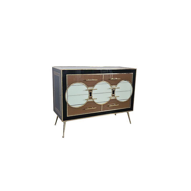 Glass Dresser With Four Drawers, 1980s photo buy