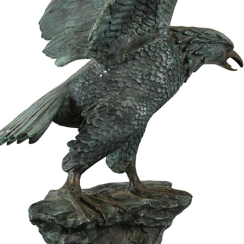 Patin Bronze Eagle Sculpture, Italy, 1970s, Bronze photo vintage