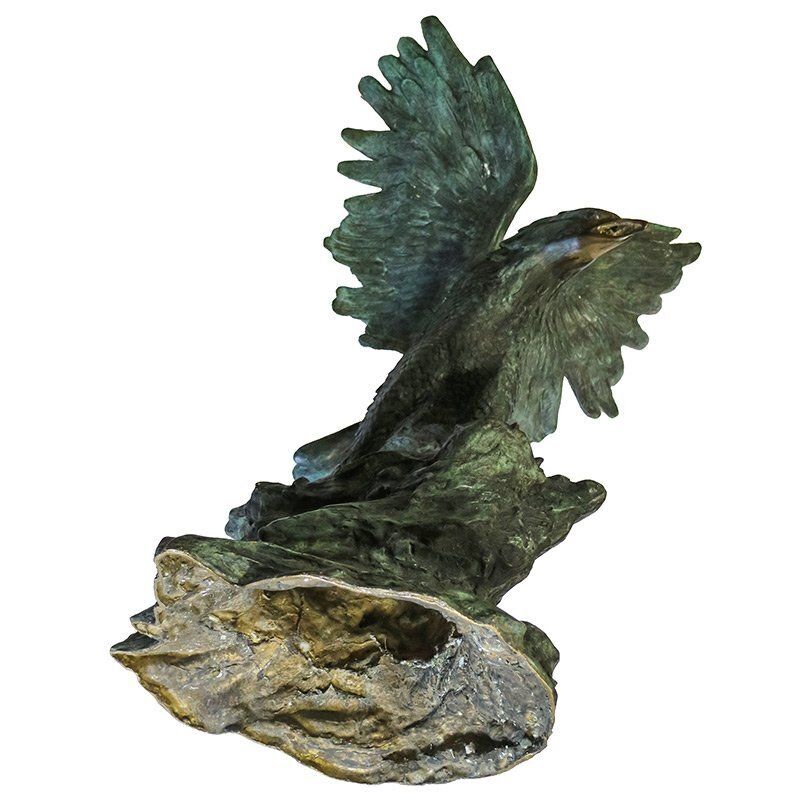 photo for sale Patin Bronze Eagle Sculpture, Italy, 1970s, Bronze