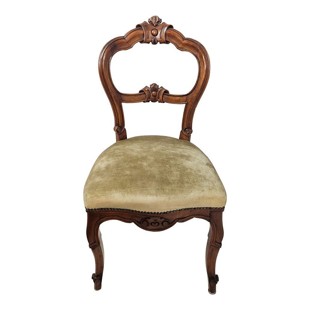 Louis Philippe Style Wooden Chair, 1960s photo Furniture