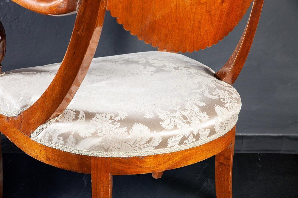 16030.0 Italian Dining Chairs Including 2 Armchairs, 1790s, Set Of 10 photo