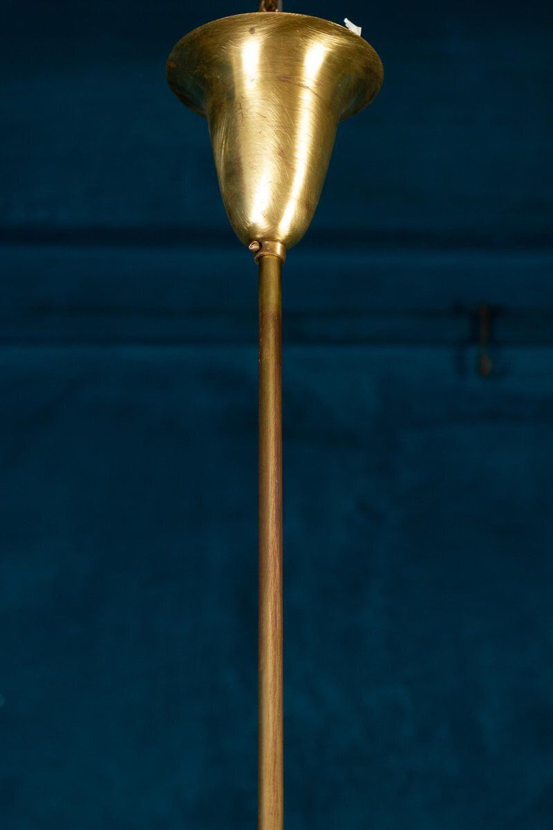 2491.0 Art Deco Pendant Lamp In The Style Of Pietro Chiesa For Fontana Arte, Italy, 1940s photo