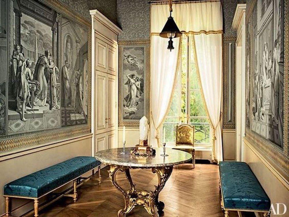 photo furniture After Merry Joseph Blondel & Louis Lafitte, The Reconciliation Of Venus & Psyche, Grisaille Painting On Paper, 19th Century