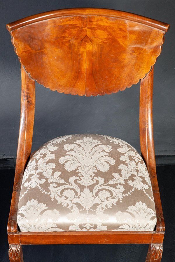 photo furniture Italian Dining Chairs With Armchairs, 1790s, Set Of 10