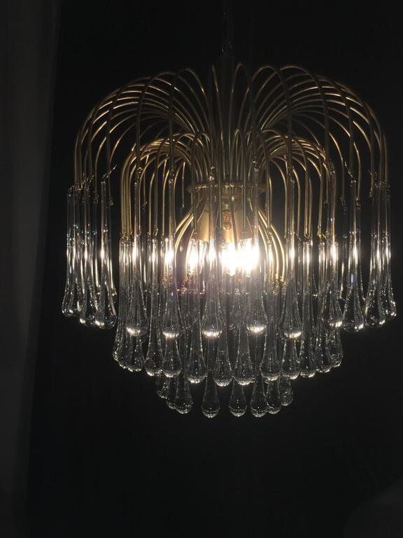 Murano Chandelier In The Style Of Venini, 1960s photo furniture
