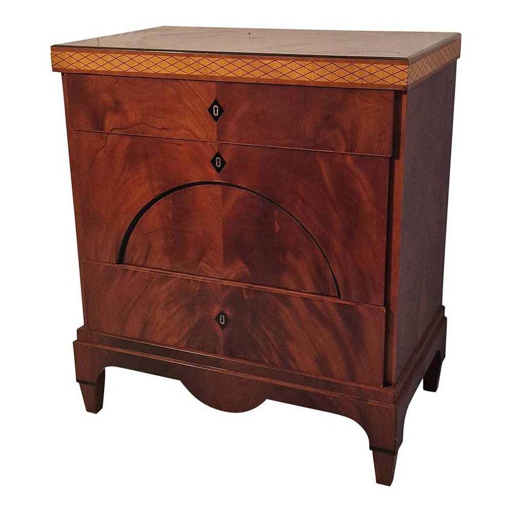 Empire Chest Of 3 Drawers, Mid 19th Century photo Furniture