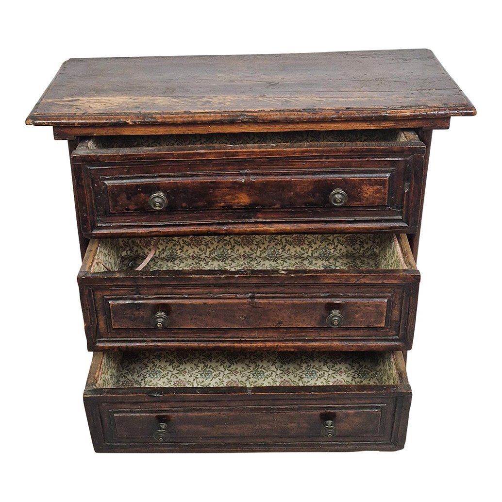 Vintage Walnut Wooden Chest, 1960s photo buy