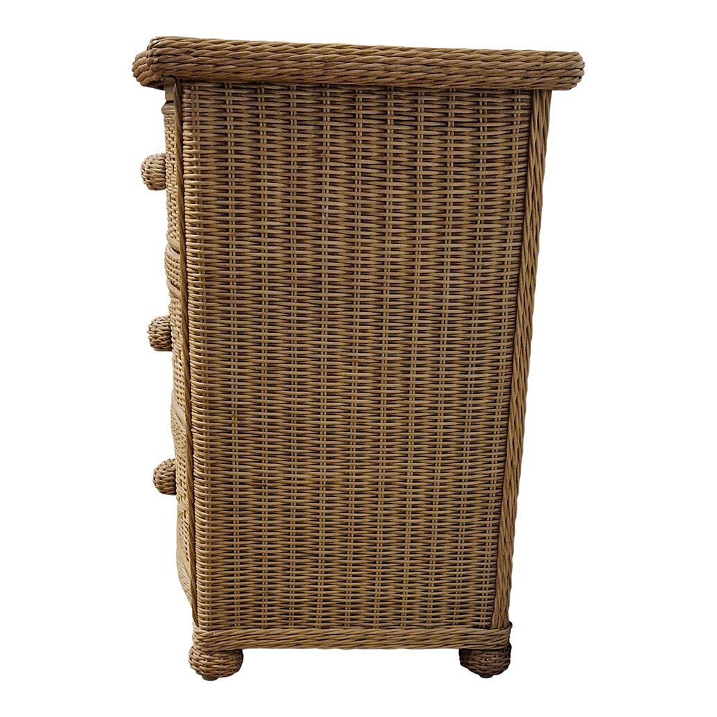 Rattan And Bamboo Dressers, 1950s, Set Of 2 photo vintage