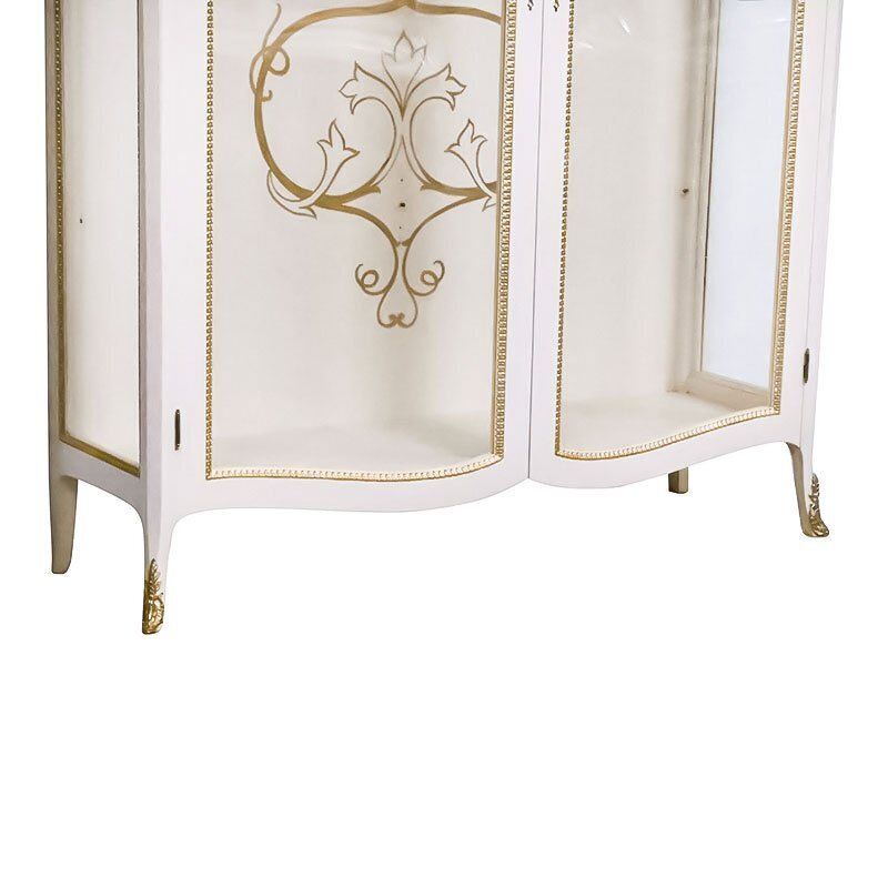 Ivory And Gold Display Cabinet, 1990s photo 4919.0