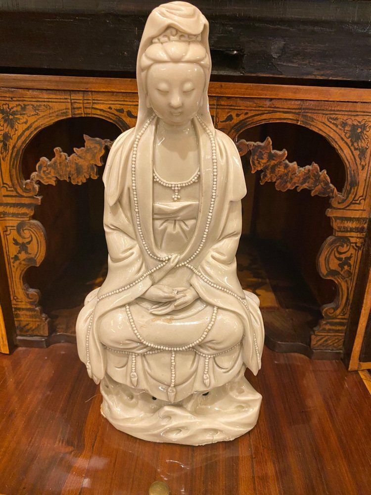 Blanc De Chinese Figure Porcelain Of Guanyin, 1880 photo 3718.0