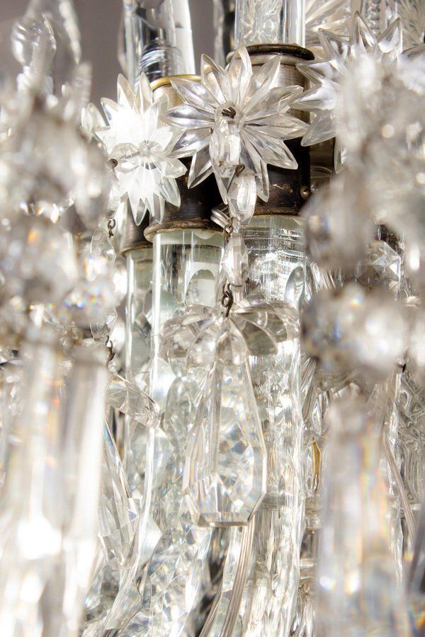photo for sale 19th Century French Crystal Chandelier, 1880s