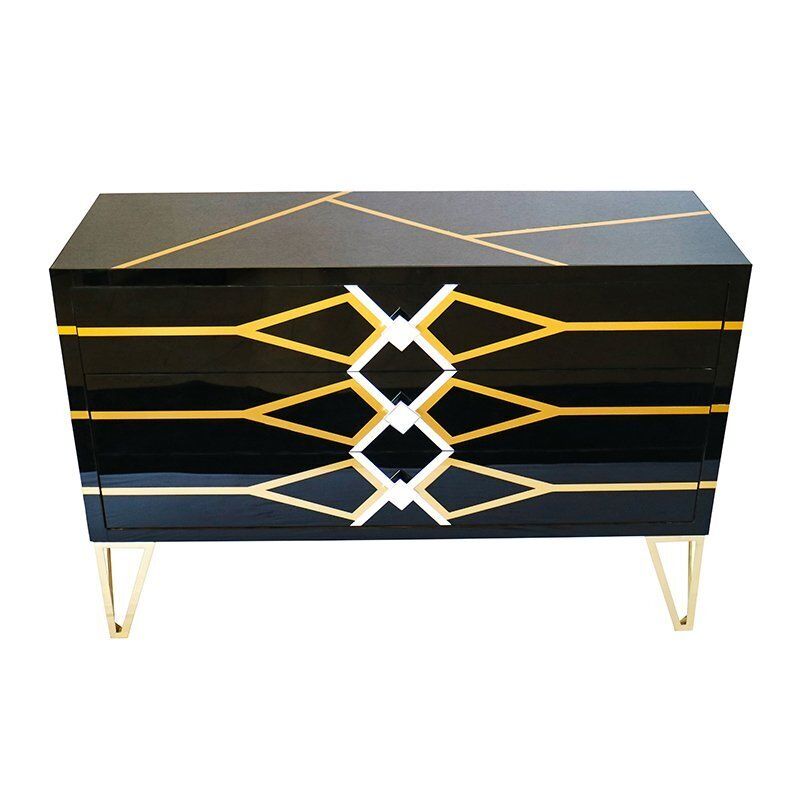 Dresser In Black Laminate, 1980s photo 5585.0