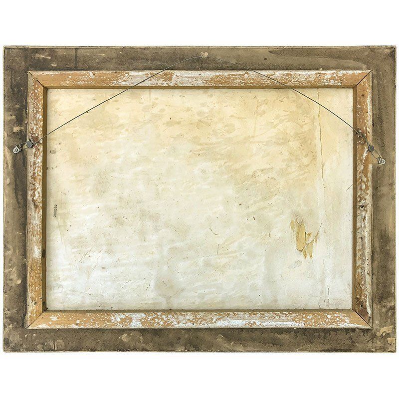 Van Barren, Children And Rabbits, 1871, Oil On Panel, Framed photo for sale