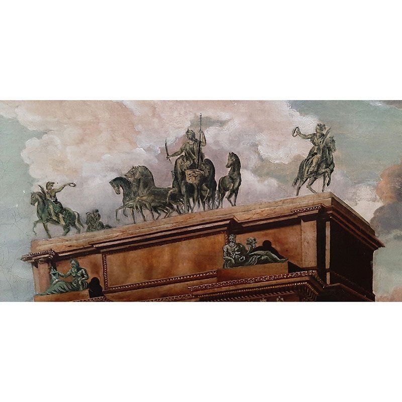 Giovanni Mizreu, Arco Della Pace, 1800s, Oil On Canvas photo 7251.0