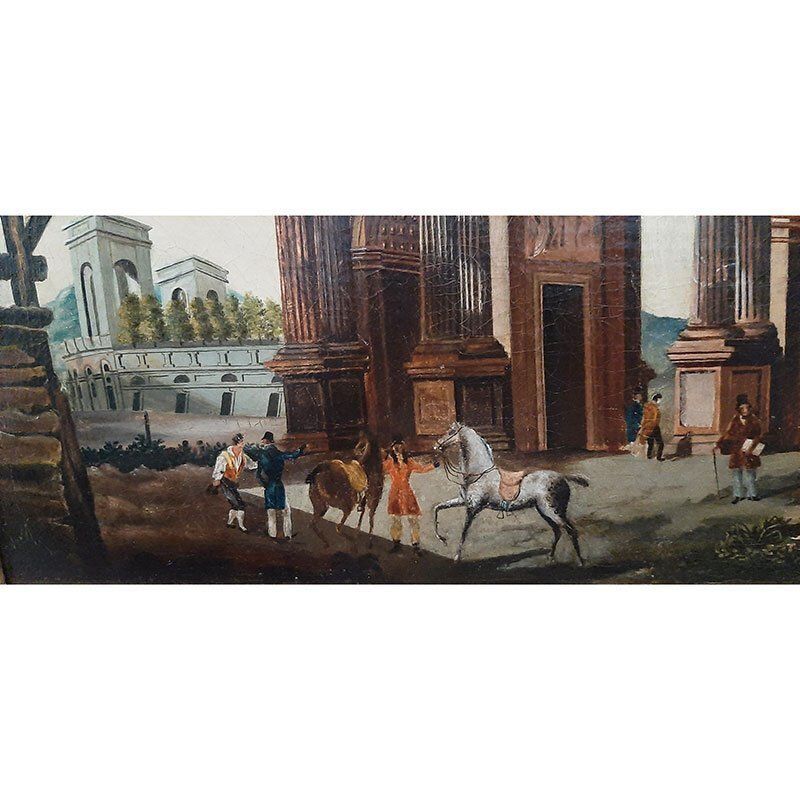 Giovanni Mizreu, Arco Della Pace, 1800s, Oil On Canvas photo vinterior