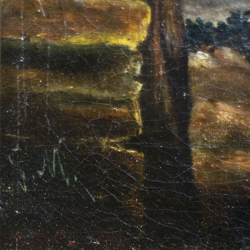 Giovanni Mizreu, Arco Della Pace, 1800s, Oil On Canvas photo vintage