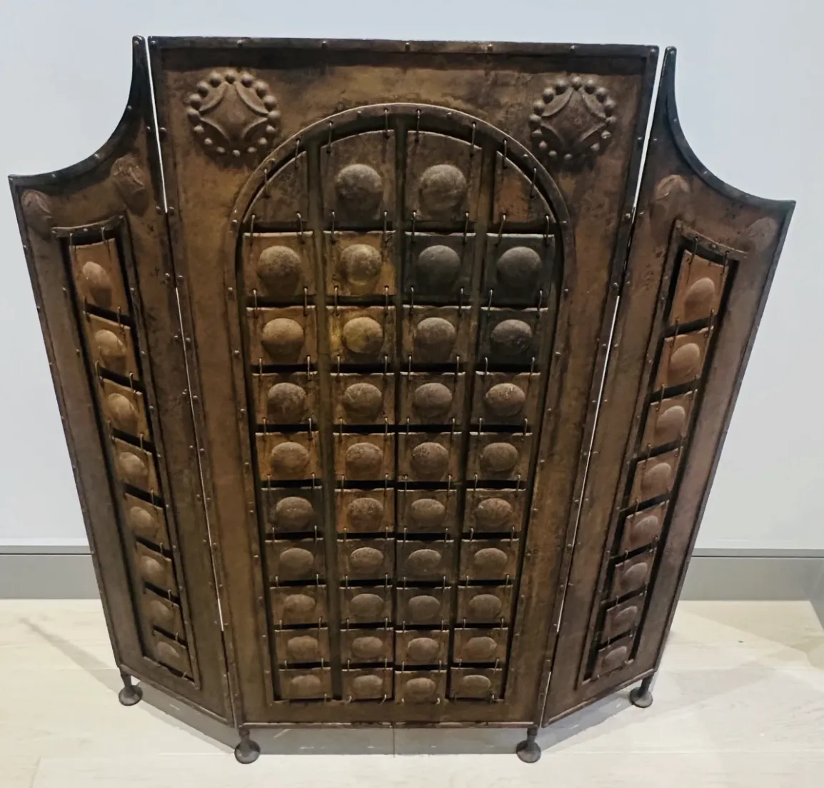1910 German Arts & Crafts Decorative Screen Attributed To Richard Riemerschmid photo for sale