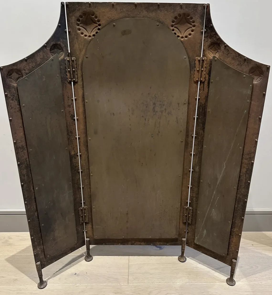 photo for sale 1910 German Arts & Crafts Decorative Screen Attributed To Richard Riemerschmid