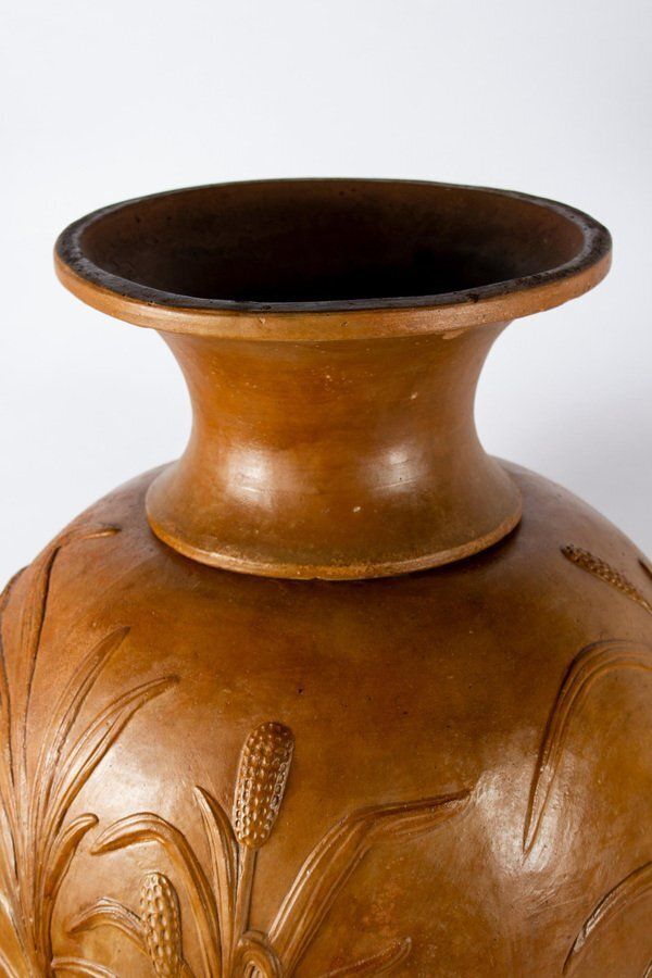 photo furniture Liberty Monumental Terracotta Vases, 1920, Set Of 2