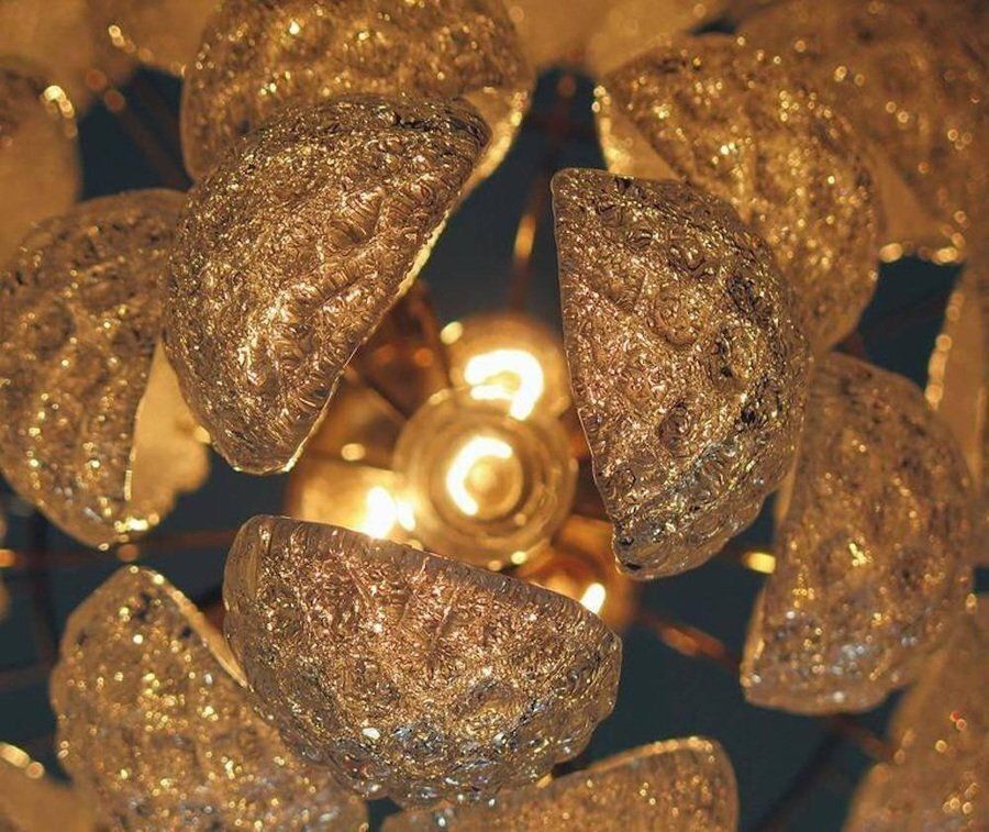 Large Italian Murano Chandeliers, 1970s, Set Of 2 photo 6291.0