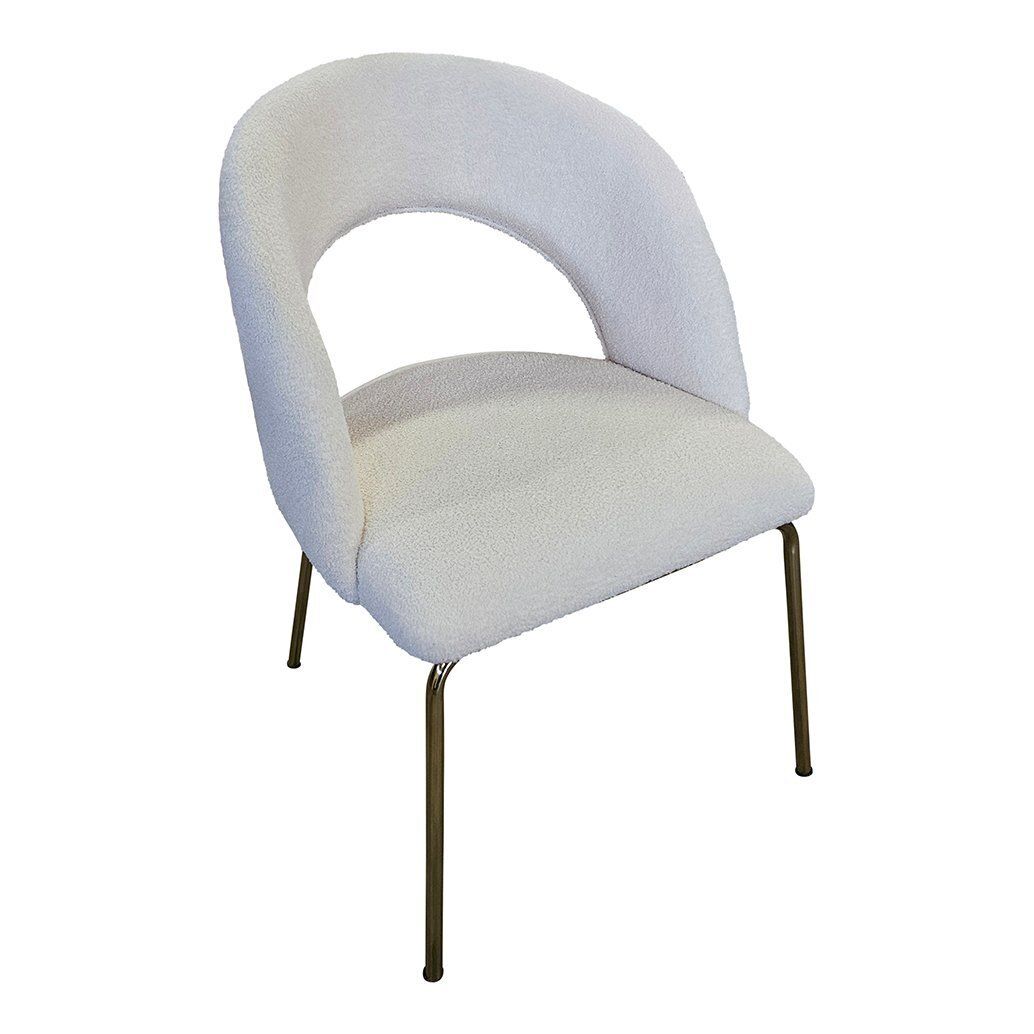 White Bloucle Chair, 1980s photo buy