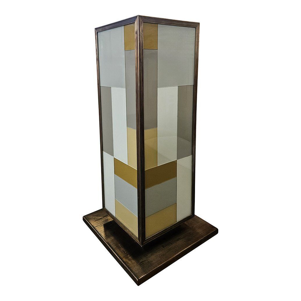 Columns In Brass And Murano Glass, 1980s, Set Of 2 photo 4030.0
