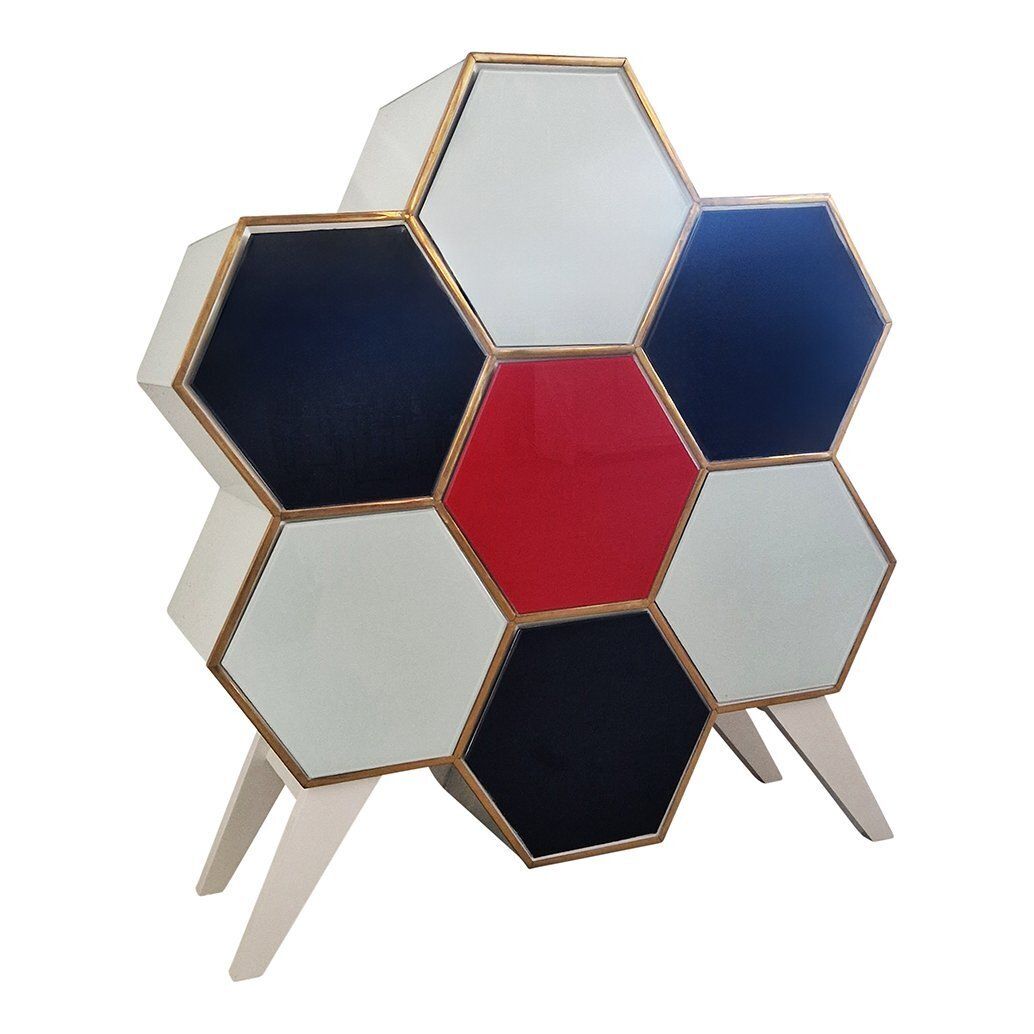 Glass Chest Of Drawers, 1980s photo for sale