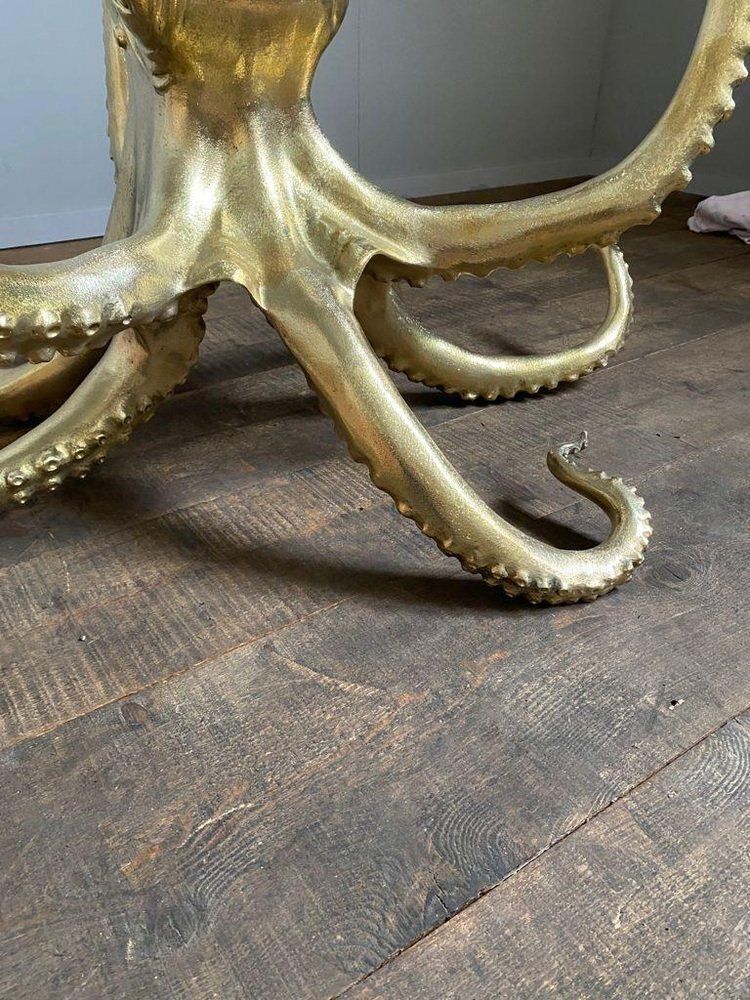 Furniture Sculptural Gilt Bronze Center Or Dining Table photo