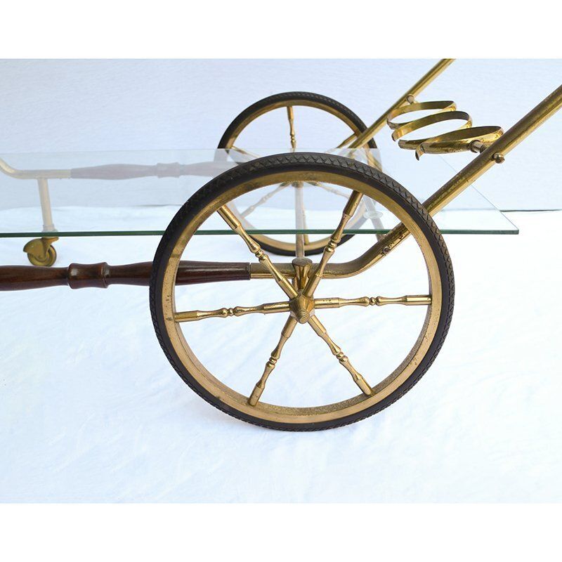 Bar Trolley With Glass Top, 1950s photo 696.0