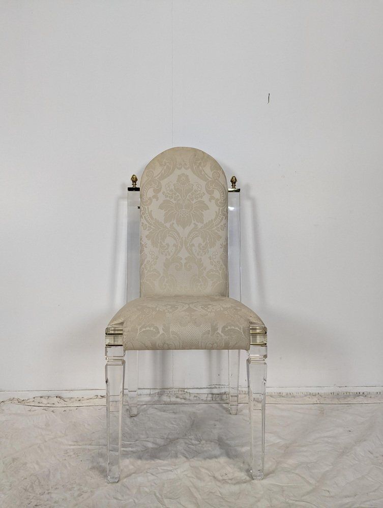 Acrylic Glass Chairs From Dlg Roméo, 1980s, Set Of 6 photo Furniture