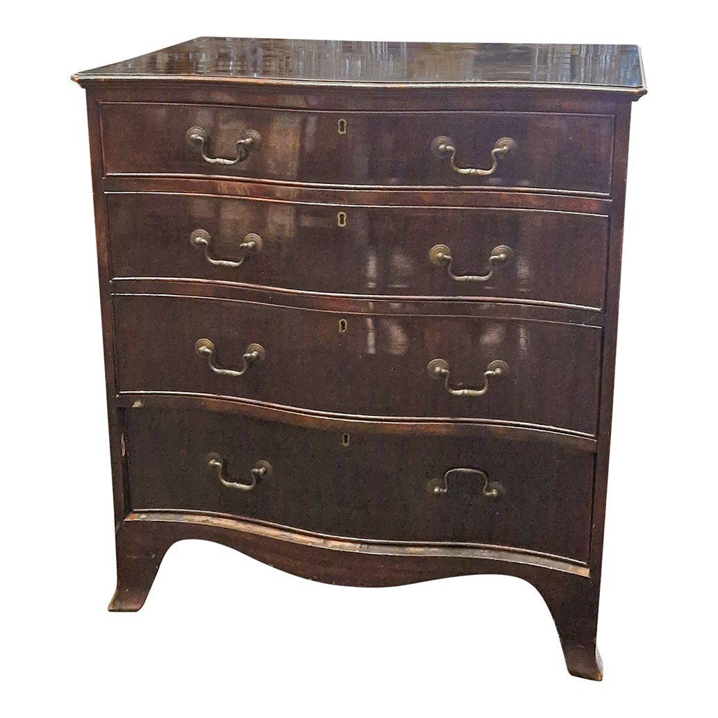 Mid Century Mahogany Chest Of Drawers photo for sale
