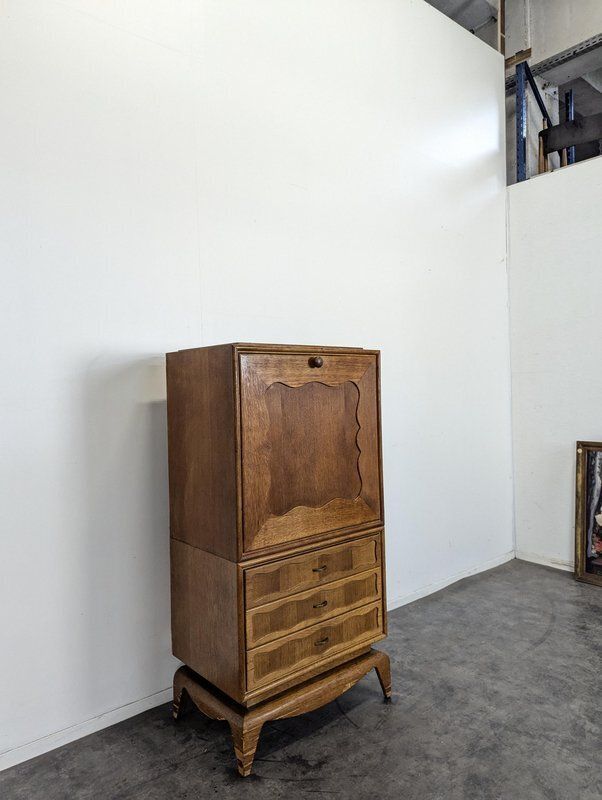 Wooden Secretaire By Dlg André Arbus photo furniture