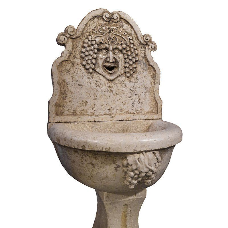 Wall Fountain With The Face Of Bacchus, 1980s photo furniture